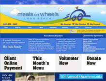 Tablet Screenshot of mealsonwheelsoflongbeach.org